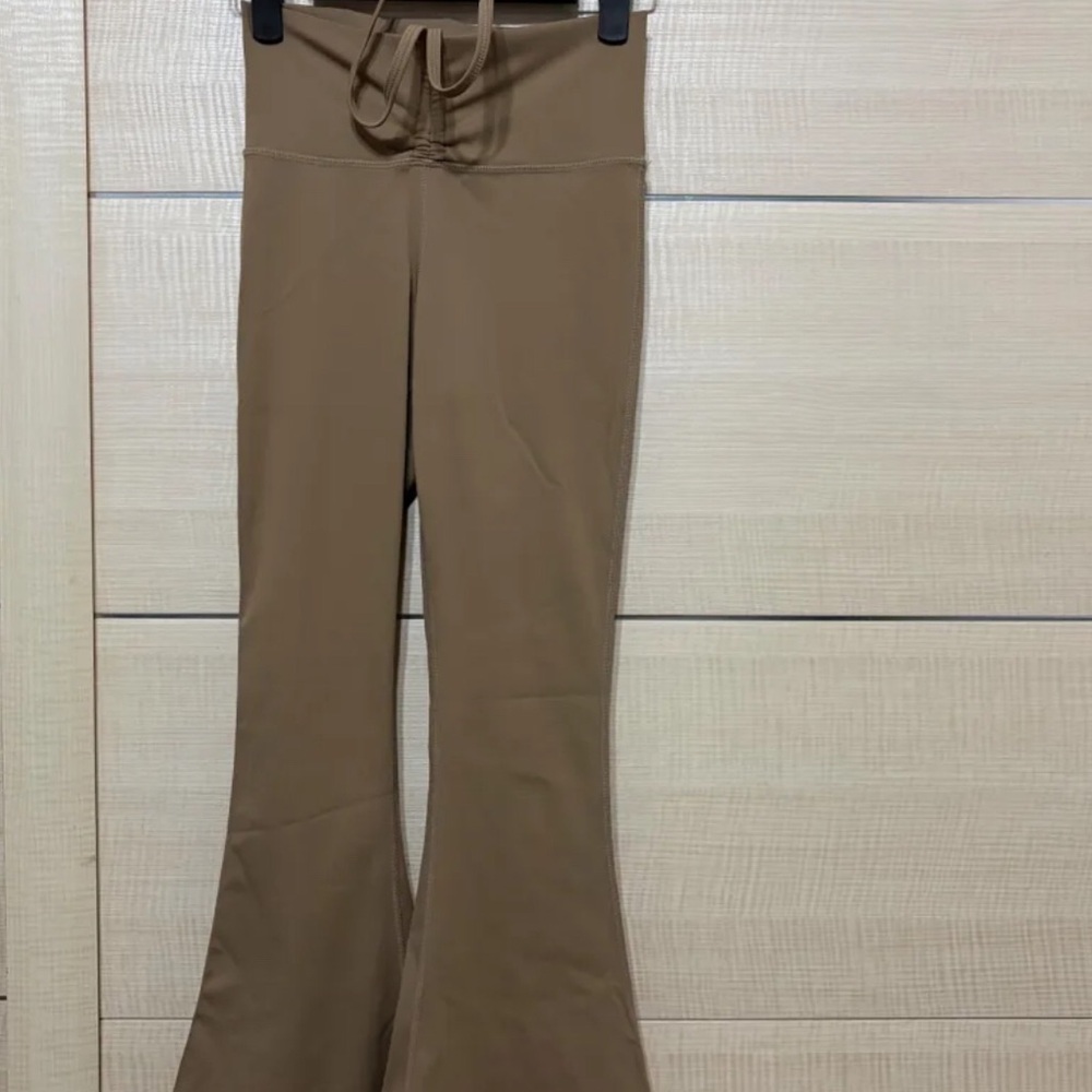 Stylish Tan Flare Pants for Women